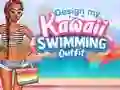Žaidimas Design My Kawaii Swimming Outfit internete