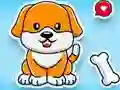 Žaidimas Coloring Book: Cute Dog internete