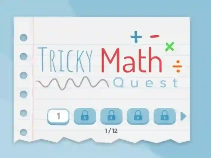 Žaidimas Tricky Math Quest internete