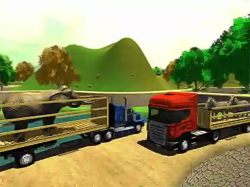 Žaidimas Offroad Animal Truck Transport Simulator 2020 internete
