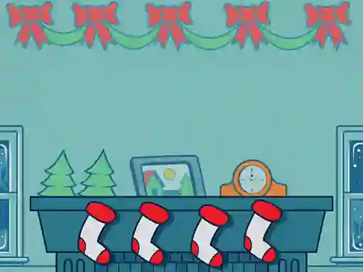 Žaidimas Christmas Stockings Memory internete