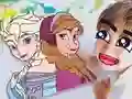 Žaidimas Coloring Book: Frozen internete