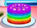 Žaidimas Cooking Rainbow Cake internete