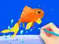 Žaidimas Coloring Book: Fish internete
