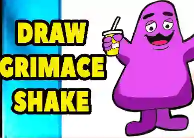 Žaidimas Grimace Shake: Draw and Erase internete