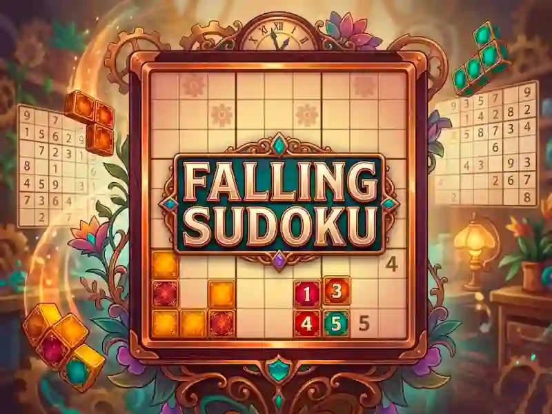 Žaidimas Falling Sudoku internete