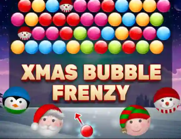 Žaidimas Xmas Bubble Frenzy internete