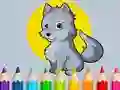 Žaidimas Coloring Book: Wolf internete