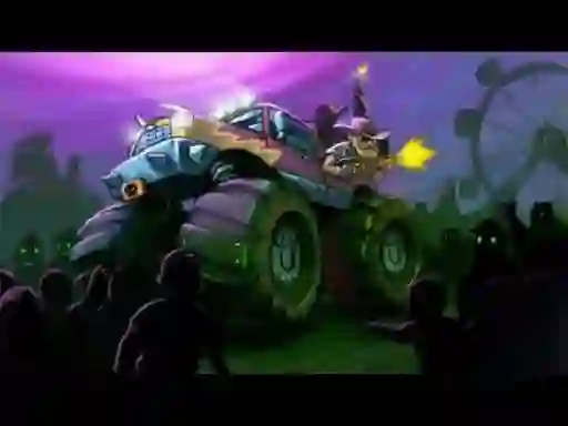 Žaidimas Zombie Smash: Monster Truck Racing internete