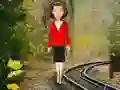 Žaidimas Girl Escape From Railway Track internete