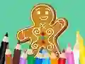 Žaidimas Coloring Book: Gingerbreads internete