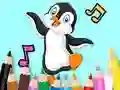 Žaidimas Coloring Book: Dancing Penguin internete