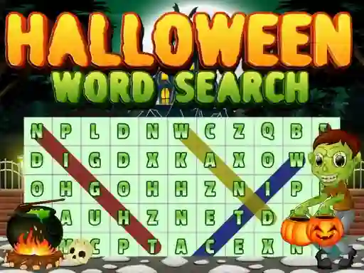 Žaidimas Halloween Words Search internete