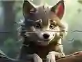 Žaidimas Jigsaw Puzzle: Smiling Wolf internete