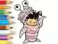 Žaidimas Coloring Book: Monster Costume Girl internete