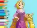 Žaidimas Coloring Book: Princess Rapunzel internete