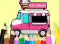 Žaidimas Coloring Book: Ice Cream Car internete