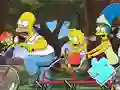 Žaidimas Jigsaw Puzzle: Simpson Family Riding internete