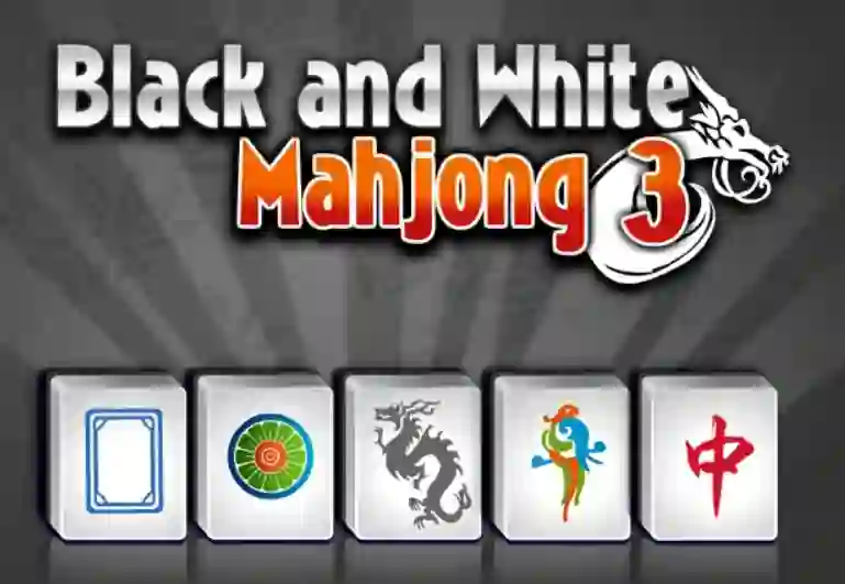 Žaidimas Black and White Mahjong 3 internete