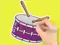 Žaidimas Coloring Book: Star Drum internete
