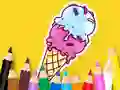 Žaidimas Coloring Book: Cool Ice Cream internete