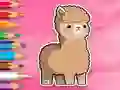 Žaidimas Coloring Book: Cute Alpaca internete