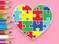 Žaidimas Coloring Book: Heart Jigsaw internete