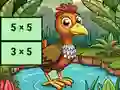 Žaidimas Multiplication Bird Image Uncover internete