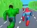 Žaidimas Superhero Transform - Change Race internete