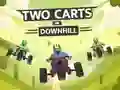 Žaidimas Two Carts Downhill internete