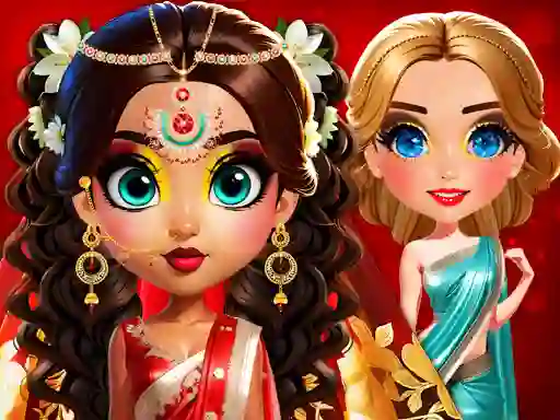 Žaidimas Asoka Makeup Indian Bride internete