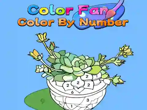 Žaidimas Color Fan: Color By Number internete