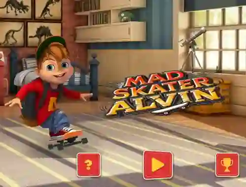 Žaidimas Mad Skater Alvin internete