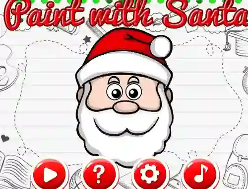 Žaidimas Paint With Santa internete