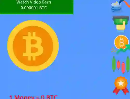 Žaidimas Bitcoin Clicker Game internete