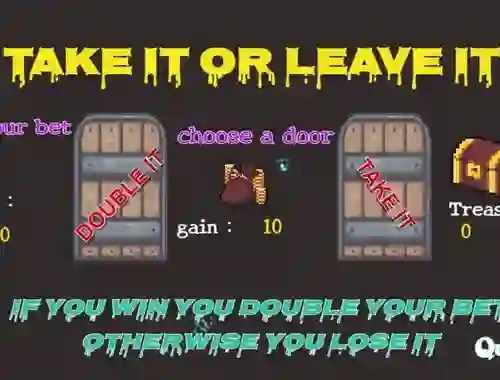Žaidimas Take It Or Leave It internete