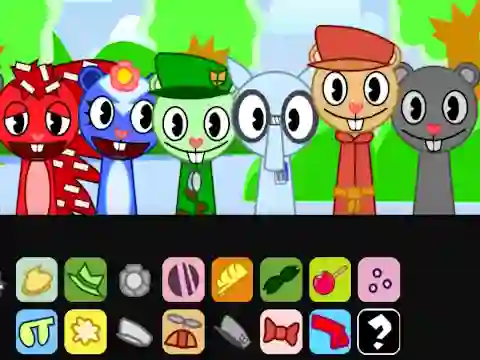 Žaidimas Happy Sprunk Friends internete