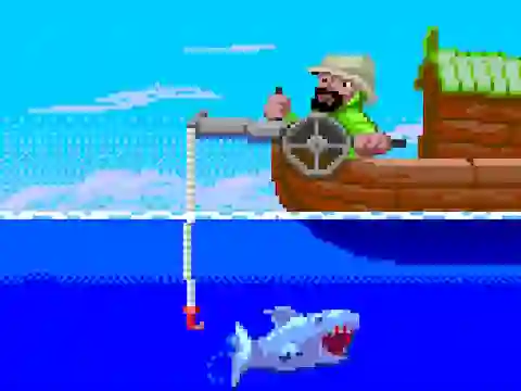 Žaidimas Dock Fishing internete