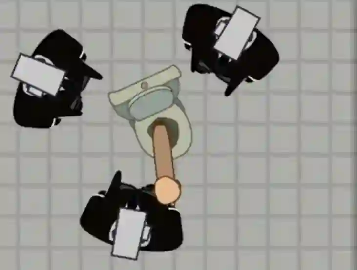 Žaidimas 100 Cameramans vs 100 Toilets internete