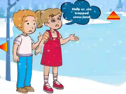 Žaidimas Siblings Escaped Snow Land internete