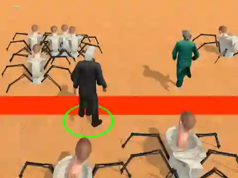 Žaidimas Cameraman vs Skibidi Survival internete