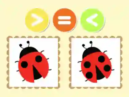 Žaidimas Kids Quiz: More Or Fewer internete