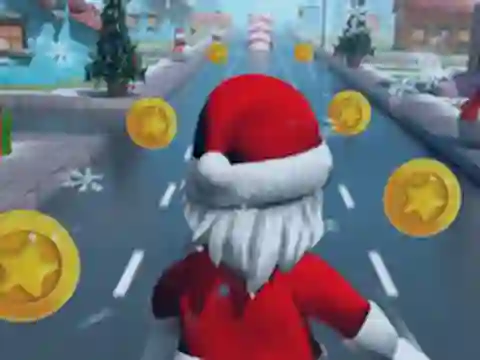 Žaidimas Santa Roblox Running internete