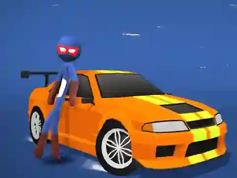 Žaidimas Stickman GTA City internete