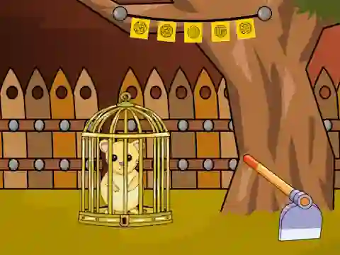 Žaidimas Cute Hamster Escape from Cage internete