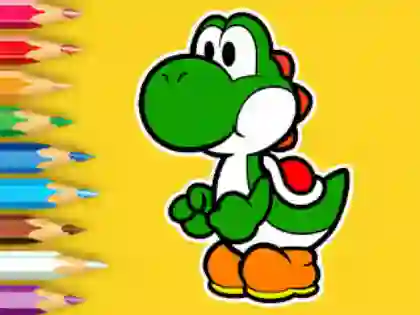 Žaidimas Coloring Book: Yoshi Fishing Day internete