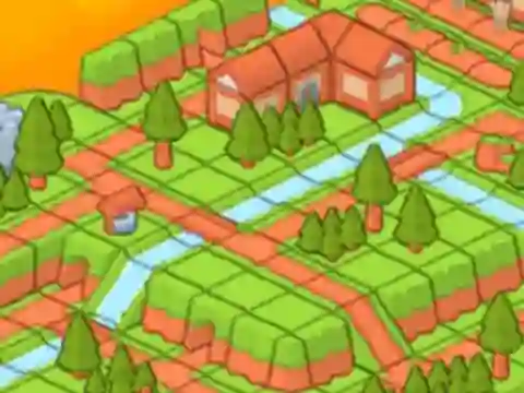 Žaidimas God's Land: From Block to Island internete