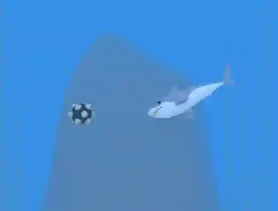 Žaidimas Lonely Shark Frenzy internete
