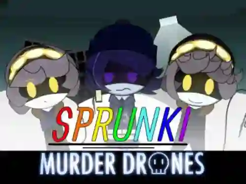 Žaidimas Sprunki: Murder Drones internete