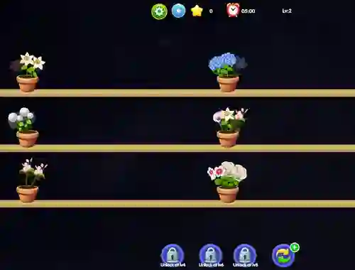 Žaidimas Flower Matching internete